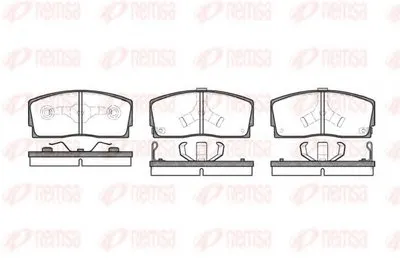 Комплект тормозных колодок, дисковый тормоз KAWE купить