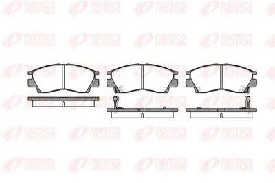Комплект тормозных колодок, дисковый тормоз KAWE купить