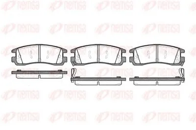 Комплект тормозных колодок, дисковый тормоз KAWE купить