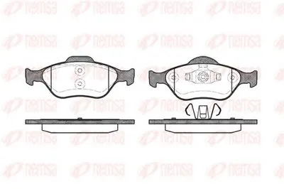 Комплект тормозных колодок, дисковый тормоз KAWE купить