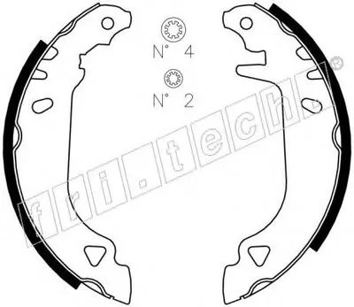 Комплект тормозных колодок fri.tech. купить