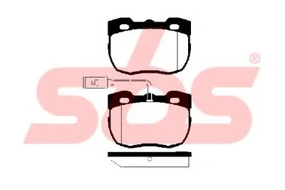 Комплект тормозных колодок, дисковый тормоз sbs купить