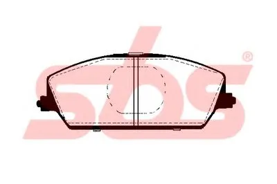 Комплект тормозных колодок, дисковый тормоз sbs купить