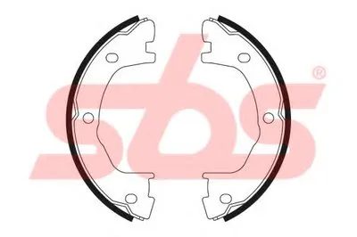 Комплект тормозных колодок, стояночная тормозная система sbs купить