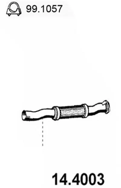 Труба выхлопного газа ASSO купить