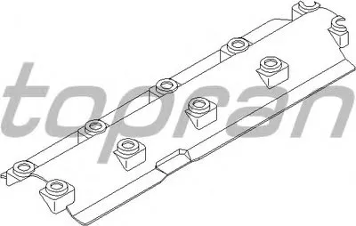 Маслосъемный щиток, Вентиляция картера TOPRAN купить