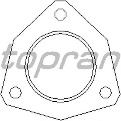 Прокладка, труба выхлопного газа TOPRAN купить
