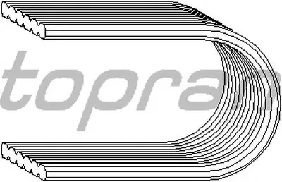 V-Ribbed Belts TOPRAN купить