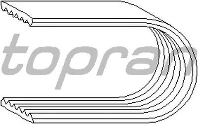 V-Ribbed Belts TOPRAN купить