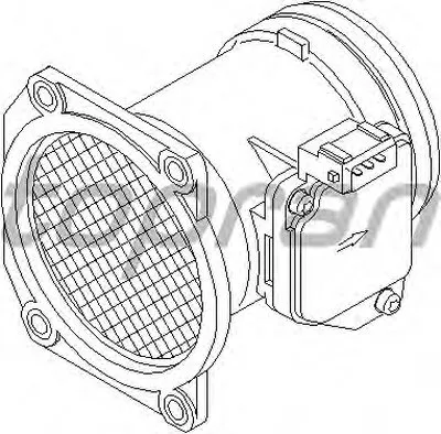 Расходомер воздуха TOPRAN купить