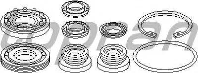Ремкомплект, главный тормозной цилиндр TOPRAN купить