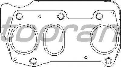 Прокладка, выпускной коллектор TOPRAN купить