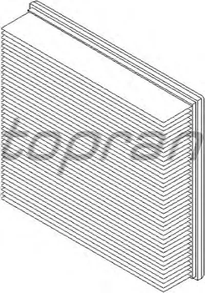 Воздушный фильтр TOPRAN купить