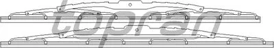 Щетка стеклоочистителя TOPRAN купить