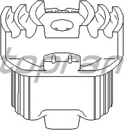 Втулка, балка моста TOPRAN купить