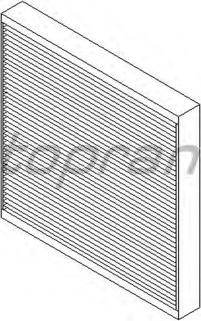 Фильтр, воздух во внутренном пространстве TOPRAN купить