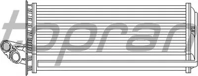 Теплообменник, отопление салона TOPRAN купить