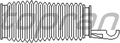Пыльник, рулевое управление TOPRAN купить