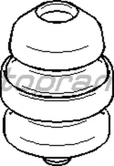 Буфер, балка моста TOPRAN купить