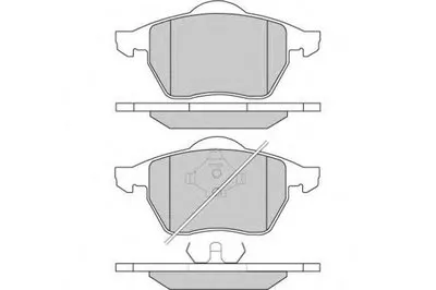 Комплект тормозных колодок, дисковый тормоз E.T.F. купить