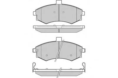 Комплект тормозных колодок, дисковый тормоз E.T.F. купить