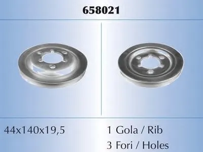 Ременный шкив, коленчатый вал MALÒ купить