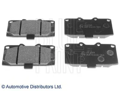 Комплект тормозных колодок, дисковый тормоз BLUE PRINT купить