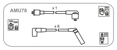 Комплект проводов зажигания JANMOR купить