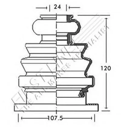 Пыльник, приводной вал FIRST LINE купить