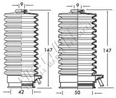 Пыльник, рулевое управление FIRST LINE купить