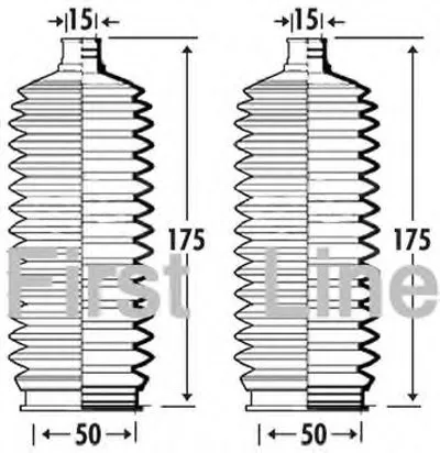Пыльник, рулевое управление FIRST LINE купить