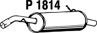 Глушитель выхлопных газов конечный FENNO купить