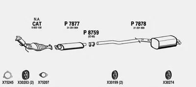 Система выпуска ОГ FENNO купить