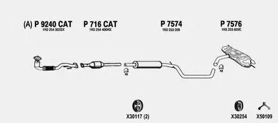 Система выпуска ОГ FENNO купить