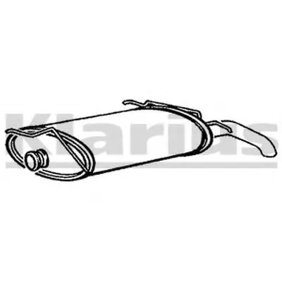 Глушитель выхлопных газов конечный KLARIUS купить