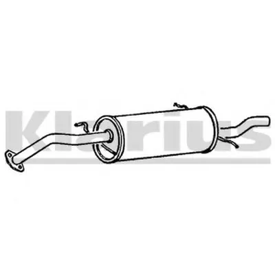 Глушитель выхлопных газов конечный KLARIUS купить