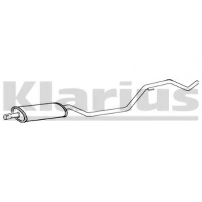 Средний глушитель выхлопных газов KLARIUS купить