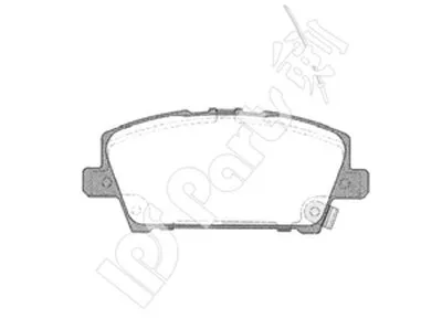 Комплект тормозных колодок, дисковый тормоз IPS Parts IPS Parts купить