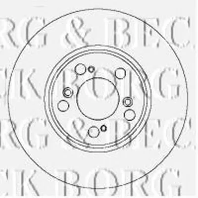 Тормозной диск BORG & BECK купить