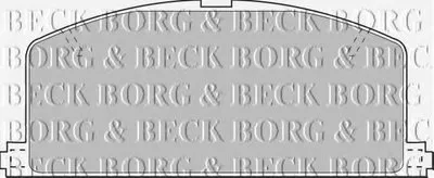 Комплект тормозных колодок, дисковый тормоз BORG & BECK купить