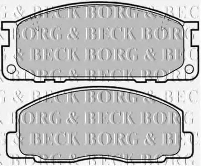 Комплект тормозных колодок, дисковый тормоз BORG & BECK купить