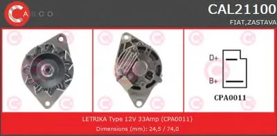 Генератор BRAND NEW SERIES CASCO купить