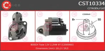 Стартер GENUINE SERIES CASCO купить