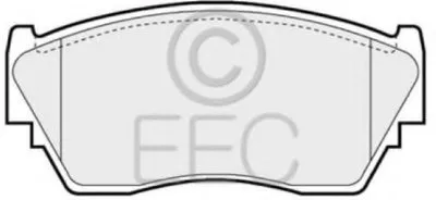 Комплект тормозных колодок, дисковый тормоз EEC купить