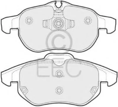 Комплект тормозных колодок, дисковый тормоз EEC купить