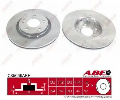 Тормозной диск ABE купить
