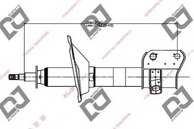 Амортизатор DJ PARTS купить