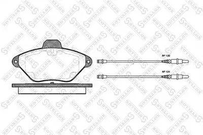 Комплект тормозных колодок, дисковый тормоз STELLOX купить