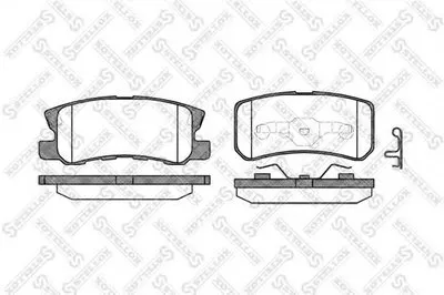 Комплект тормозных колодок, дисковый тормоз STELLOX купить