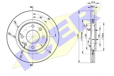 Тормозной диск ICER купить